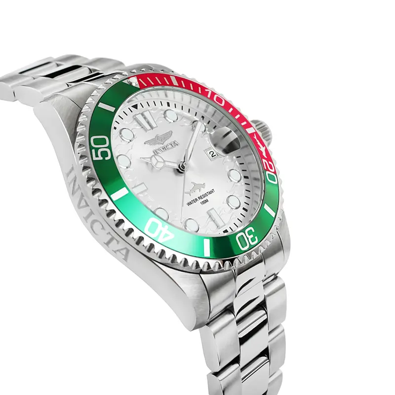 Invicta Pro Diver Quartz Silver Dial Men's Watch- 44714